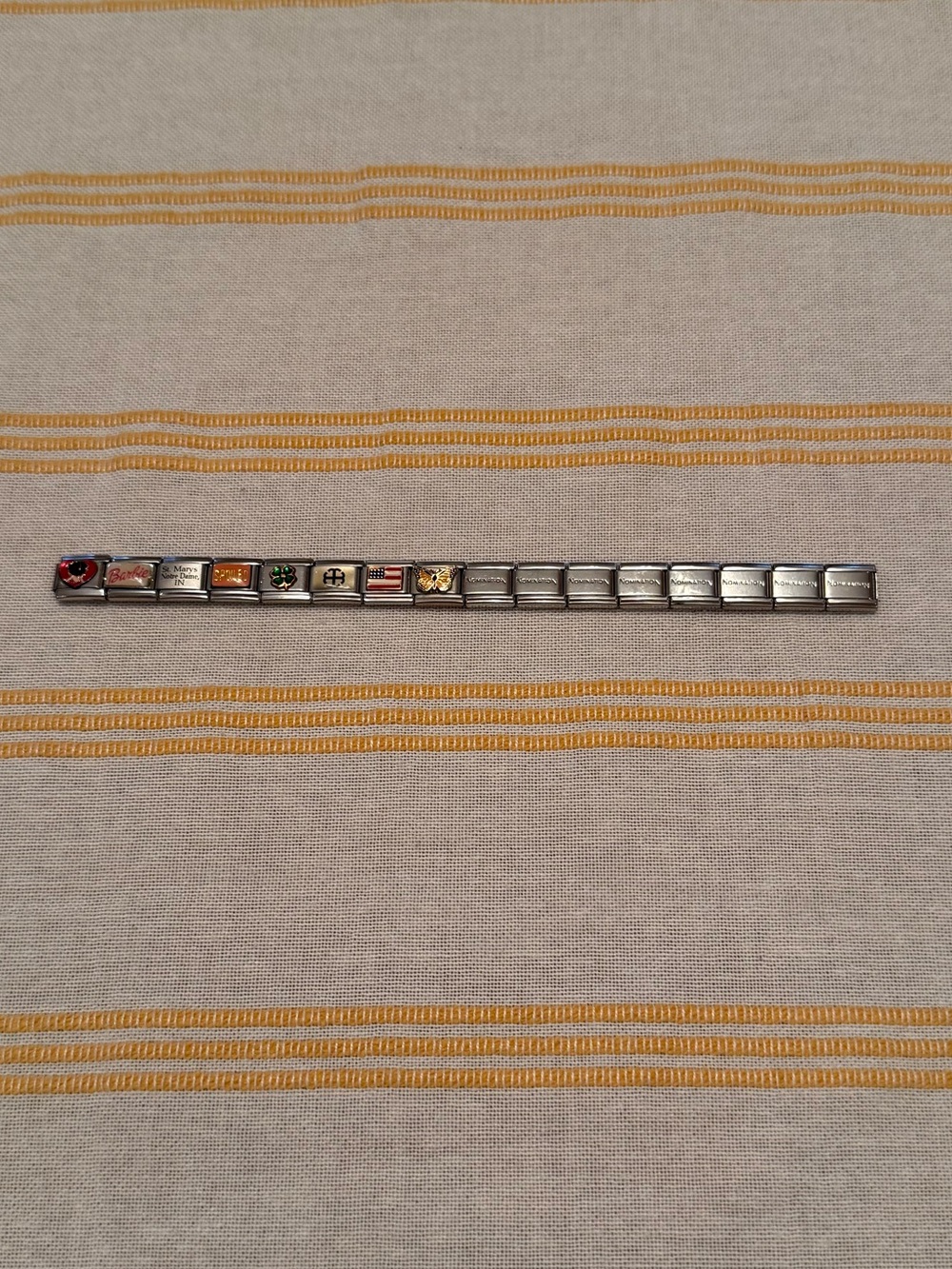 Nomination Vintage Stainless Steel Charm Bracelet